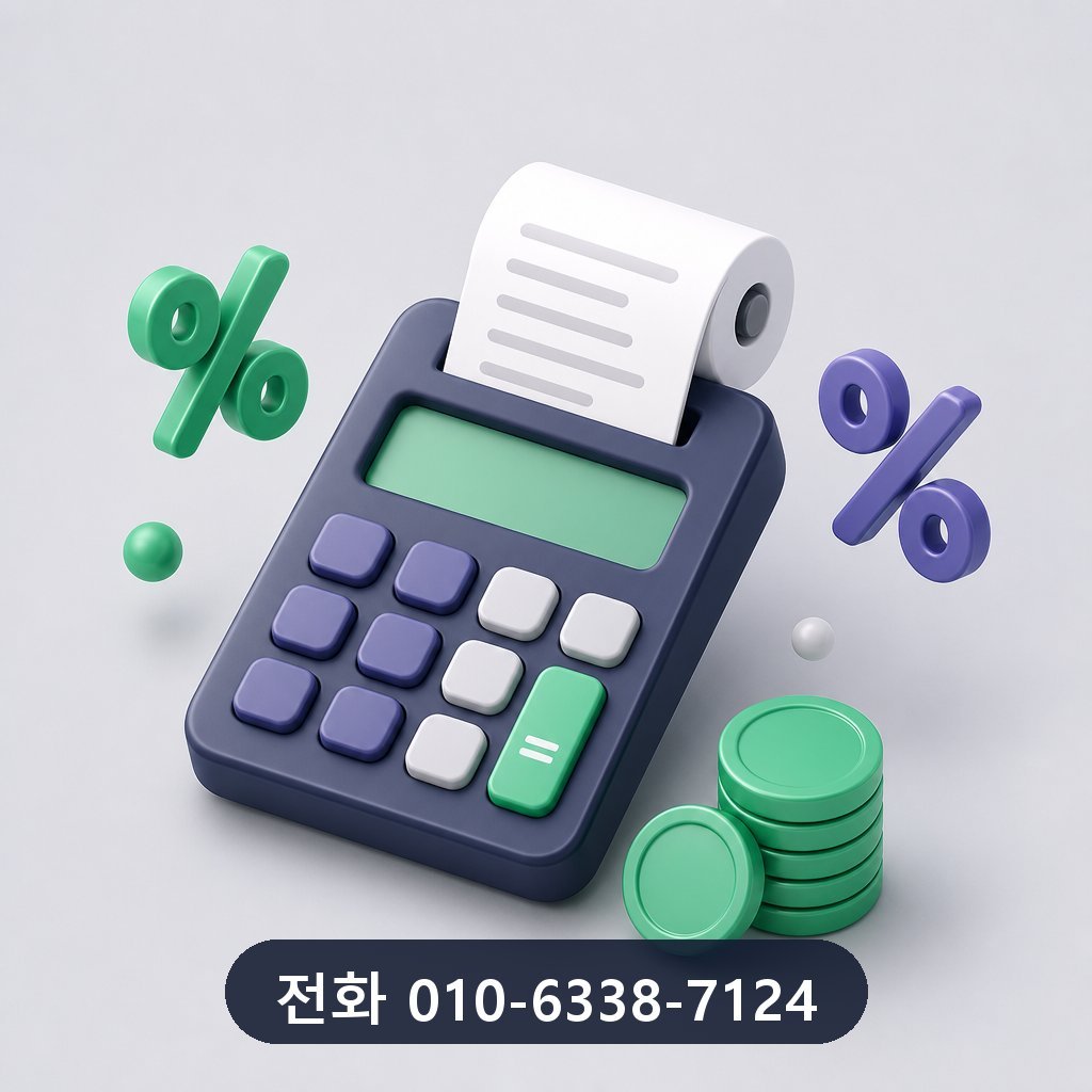 카드 결제 현금화 수수료 안내 이미지 · 문의 010-6338-7124